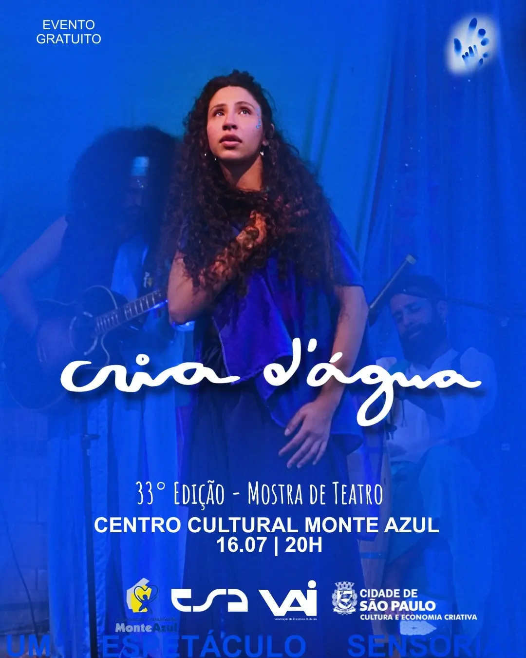 Performance no Centro Cultural Monte Azul