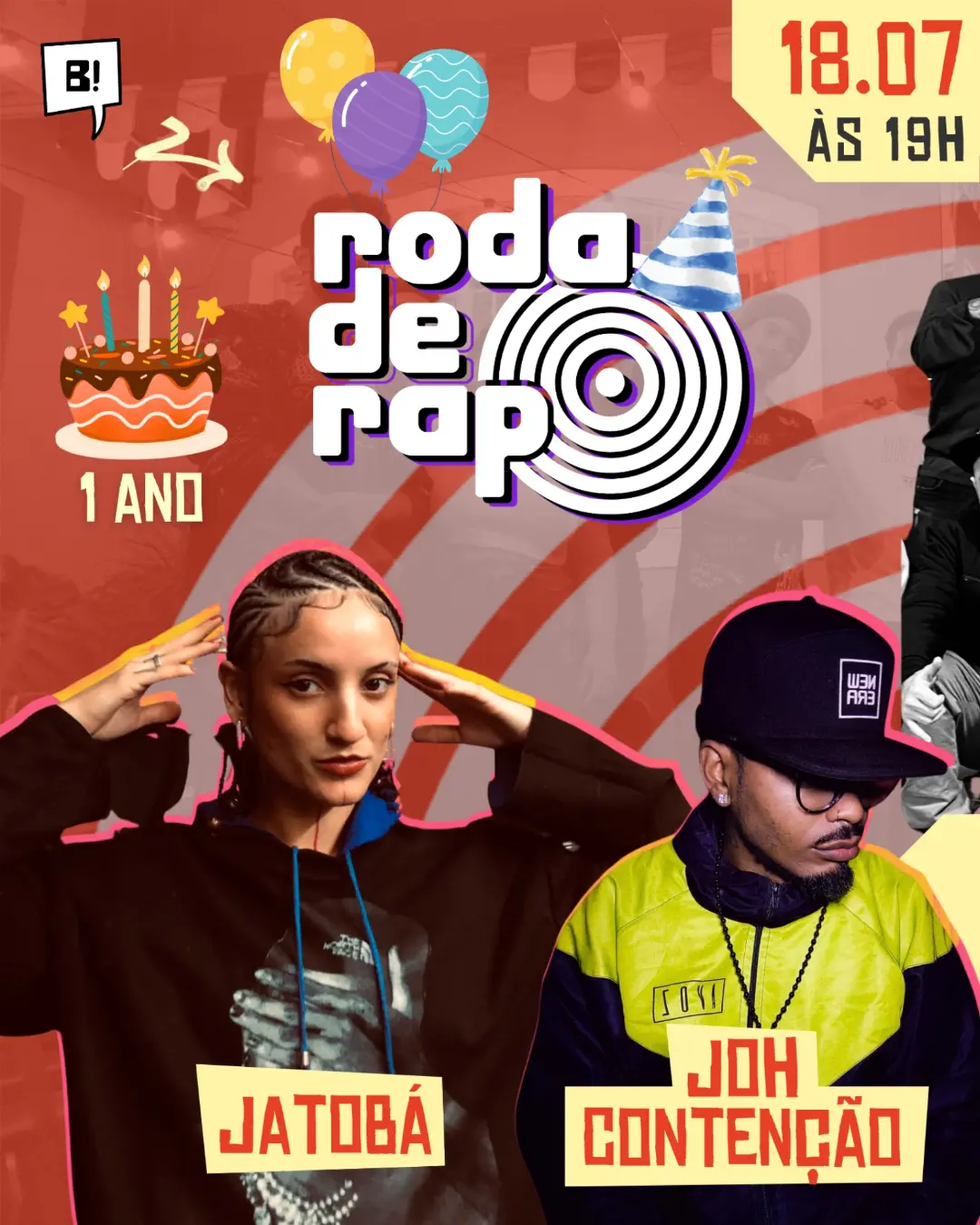 Roda de Rap na Baderna Literária completa 1 ano